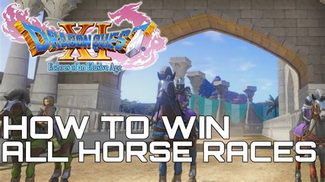 dq11 horse race champion challenge|DRAGON QUEST XI: Horse Racing Black Cup(Difficult) .